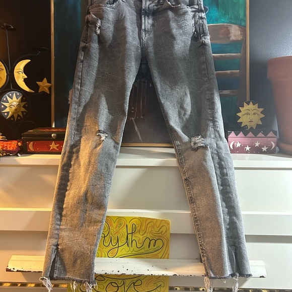 Kensie Vintage The Ultimate High Rise Skinny Charcoal Straight Leg Jeans 29" - Picture 6 of 10
